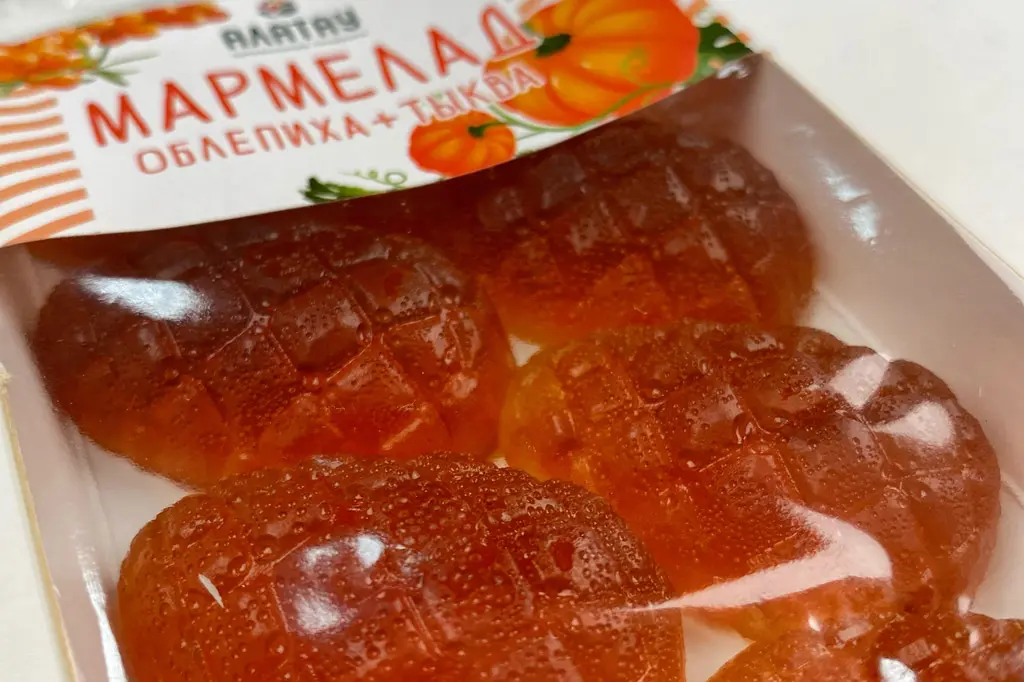 Мармелад со вкусом облепиха+тыква Мармелад со вкусом облепиха+тыква