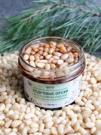 Кедровый орех в Сосновом сиропе, 100 мл Кедровый орех в Сосновом сиропе, 100 мл