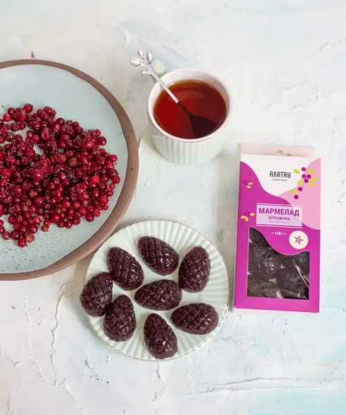 Мармелад ягодный Брусничка, 110г