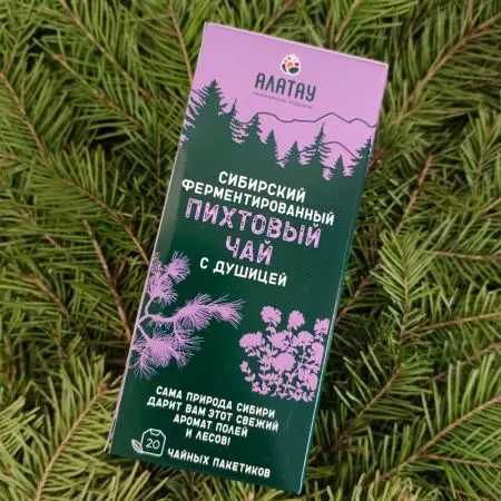 Чай пихтовый с душицей Чай пихтовый с душицей