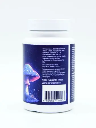 НАНОМухомор КРАСНЫЙ микродозинг 200 мг, 60 капсул НАНОМухомор КРАСНЫЙ микродозинг 200 мг, 60 капсул