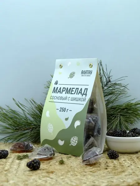 Мармелад с сосновой шишкой, 250 гр Мармелад с сосновой шишкой, 250 гр