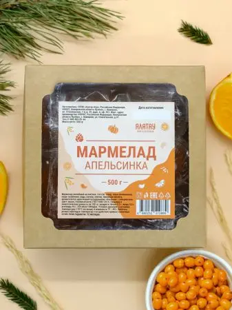 Мармелад фруктовый Апельсиновый, 500 гр Мармелад фруктовый Апельсиновый, 500 гр